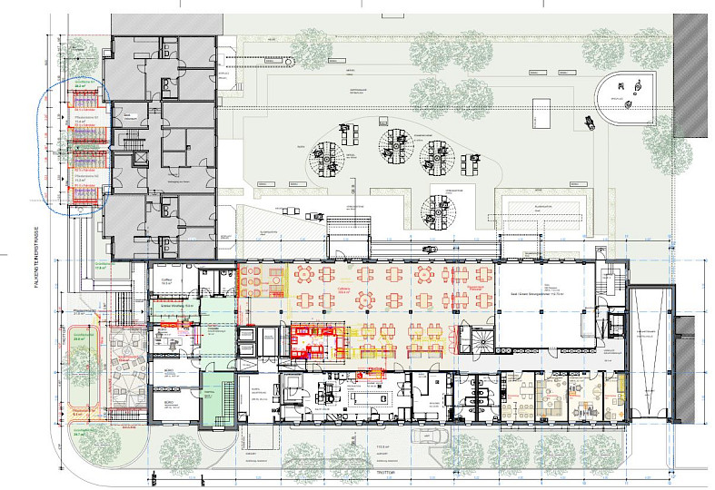Umbau Pflegezentrum - Falkensteinerstrasse 30, Basel